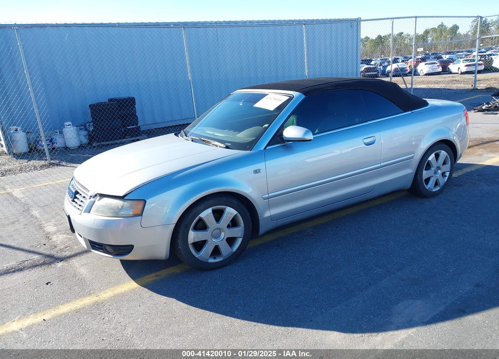 2005 AUDI A4 1.8T VIN: WAUAC48H45K016501