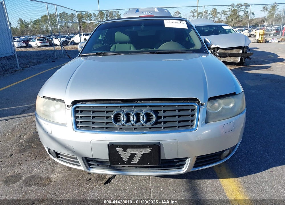 2005 AUDI A4 1.8T VIN: WAUAC48H45K016501