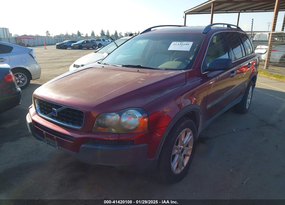 2003 VOLVO XC90 T6 VIN: YV1CZ91H731004907