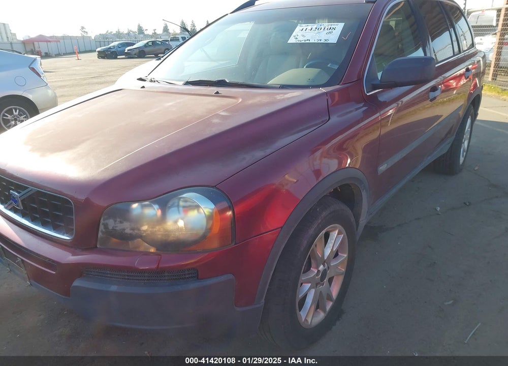 2003 VOLVO XC90 T6 VIN: YV1CZ91H731004907