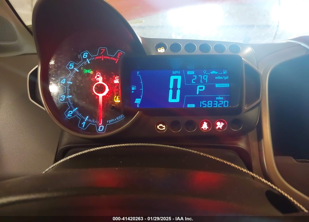 2012 CHEVROLET SONIC VIN: 1G1JC5SHXC4142549