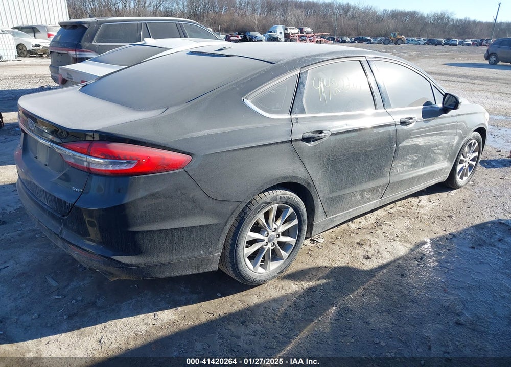 2017 FORD FUSION SE VIN: 3FA6P0H76HR259200