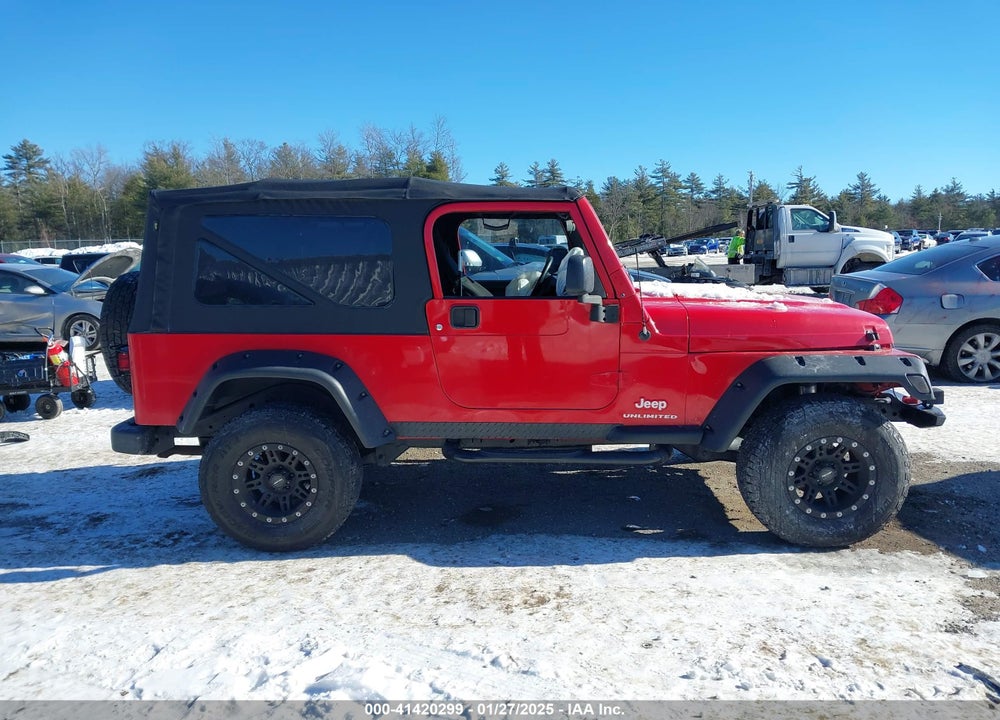 2005 JEEP WRANGLER UNLIMITED VIN: 1J4FA44S05P375941