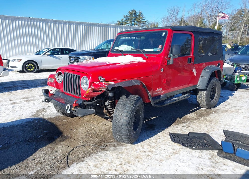2005 JEEP WRANGLER UNLIMITED VIN: 1J4FA44S05P375941
