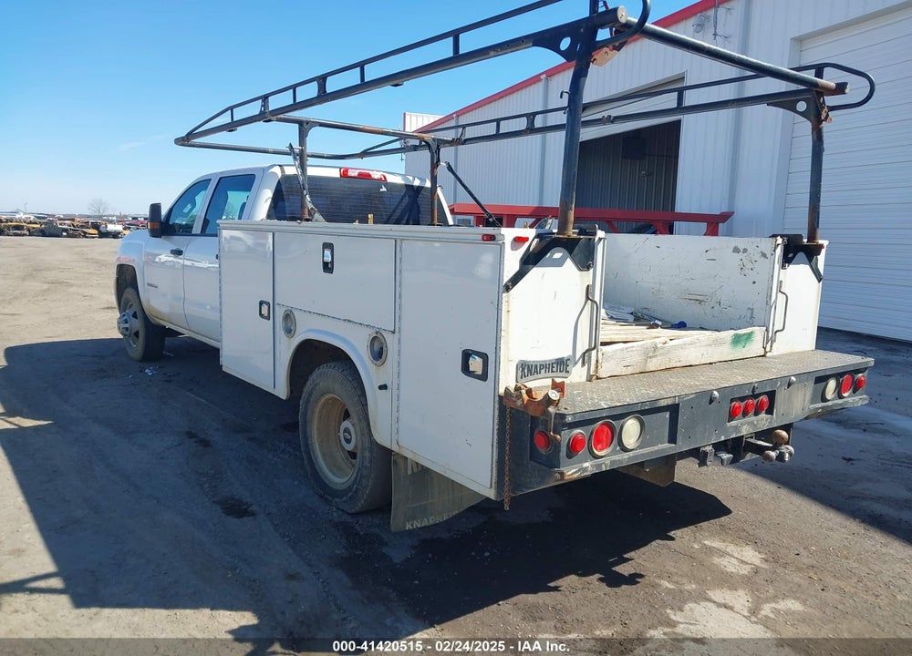 2018 CHEVROLET SILVERADO 3500HD CHASSIS WT VIN: 1GB4KYCG9JF214166
