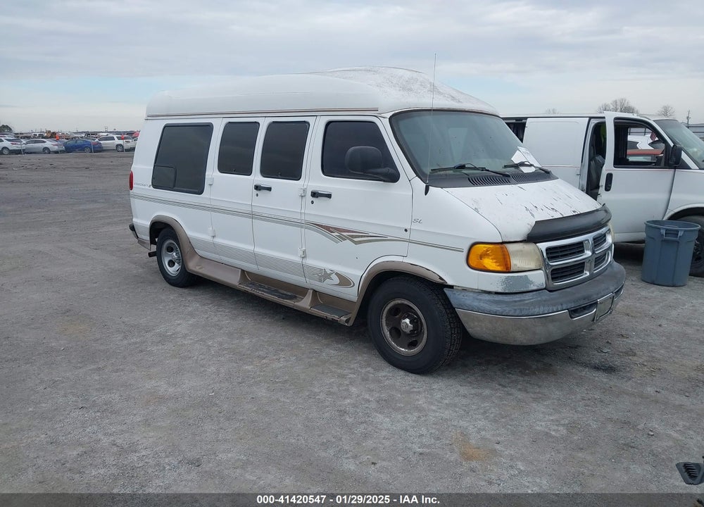 1999 DODGE RAM VAN 1500 COMMERCIAL/CONVERSION VIN: 2B6HB11Y4XK502224