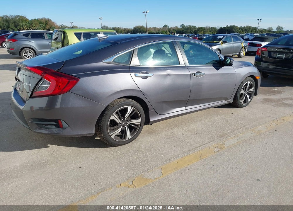2016 HONDA CIVIC TOURING VIN: 19XFC1F9XGE210457