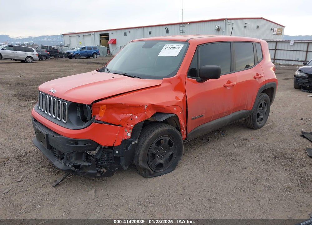 2018 JEEP RENEGADE SPORT 4X4 VIN: ZACCJBAB9JPJ56911