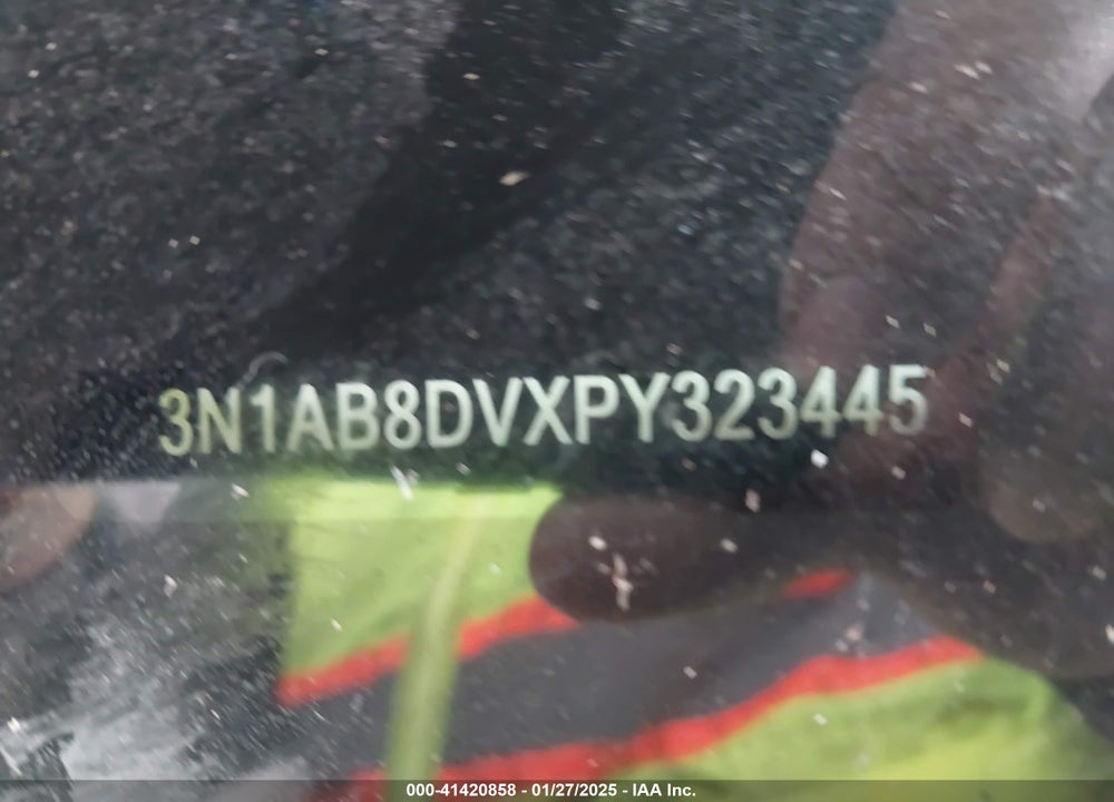 2023 NISSAN SENTRA VIN: 3N1AB8DVXPY323445
