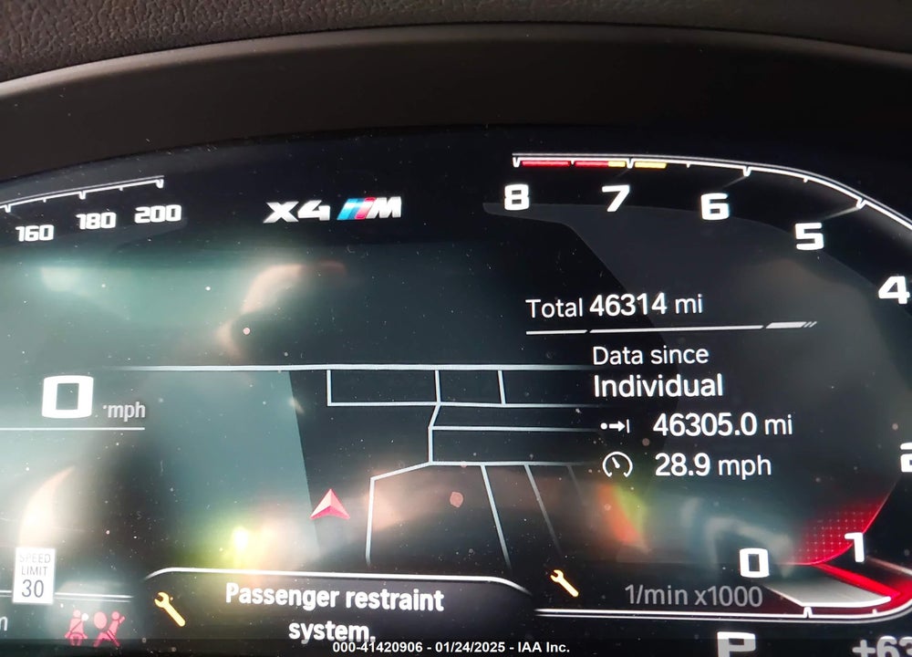 2022 BMW X4 M VIN: 5YM23EC05N9J74682