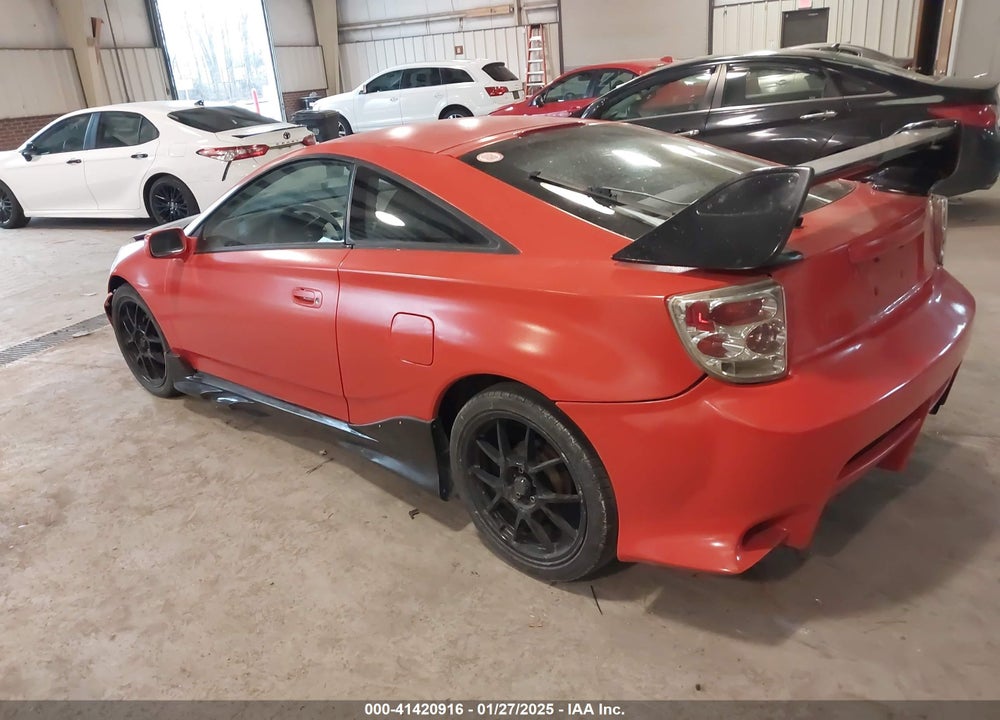 2002 TOYOTA CELICA GT VIN: JTDDR32T320112729