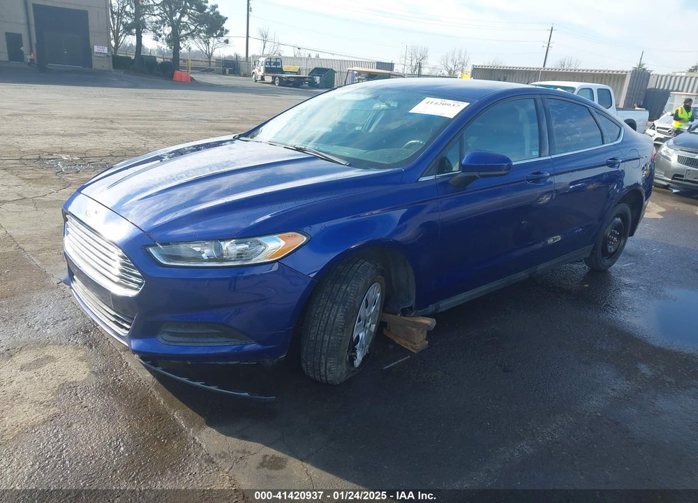 2013 FORD FUSION S VIN: 3FA6P0G78DR297099