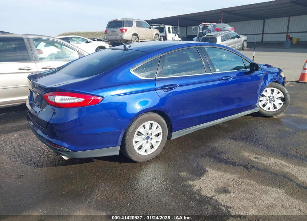 2013 FORD FUSION S VIN: 3FA6P0G78DR297099