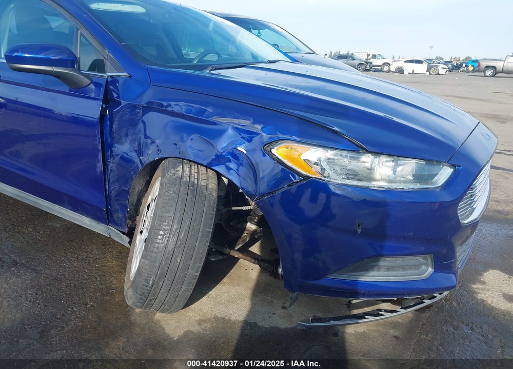 2013 FORD FUSION S VIN: 3FA6P0G78DR297099