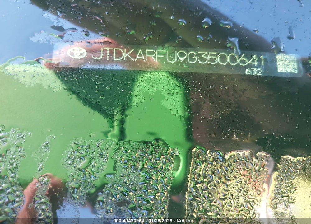 2016 TOYOTA PRIUS VIN: JTDKARFU9G3500641