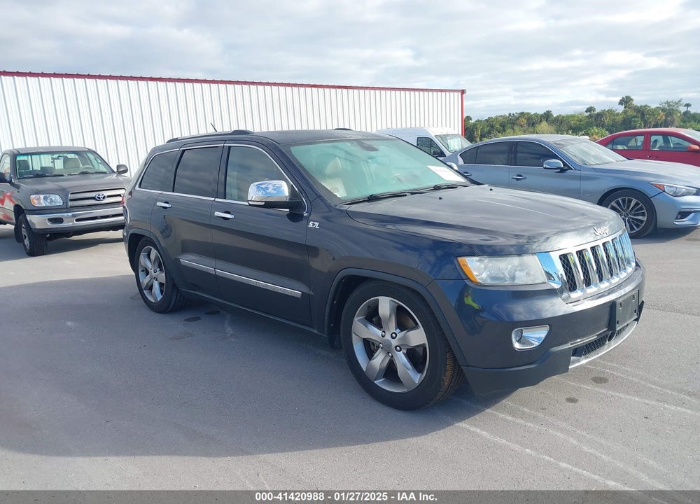 2013 JEEP GRAND CHEROKEE OVERLAND VIN: 1C4RJFCT4DC655912