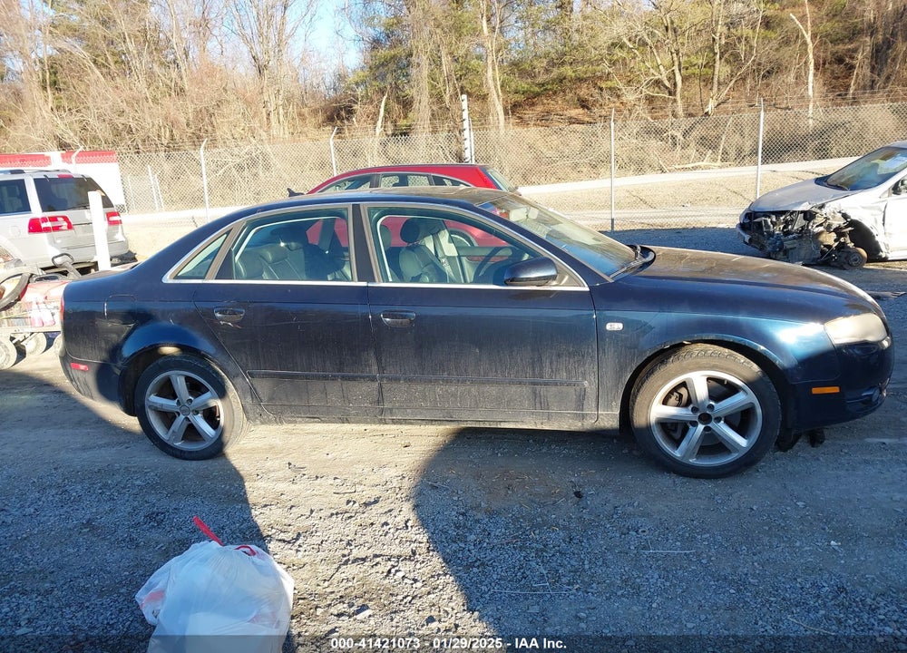 2007 AUDI A4 3.2 VIN: WAUDH78E47A089592