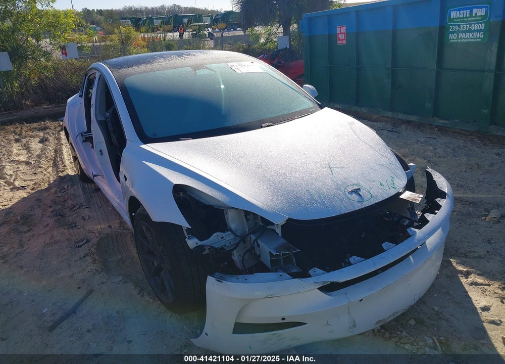 2021 TESLA MODEL 3 STANDARD RANGE PLUS REAR-WHEEL DRIVE VIN: 5YJ3E1EA7MF976211