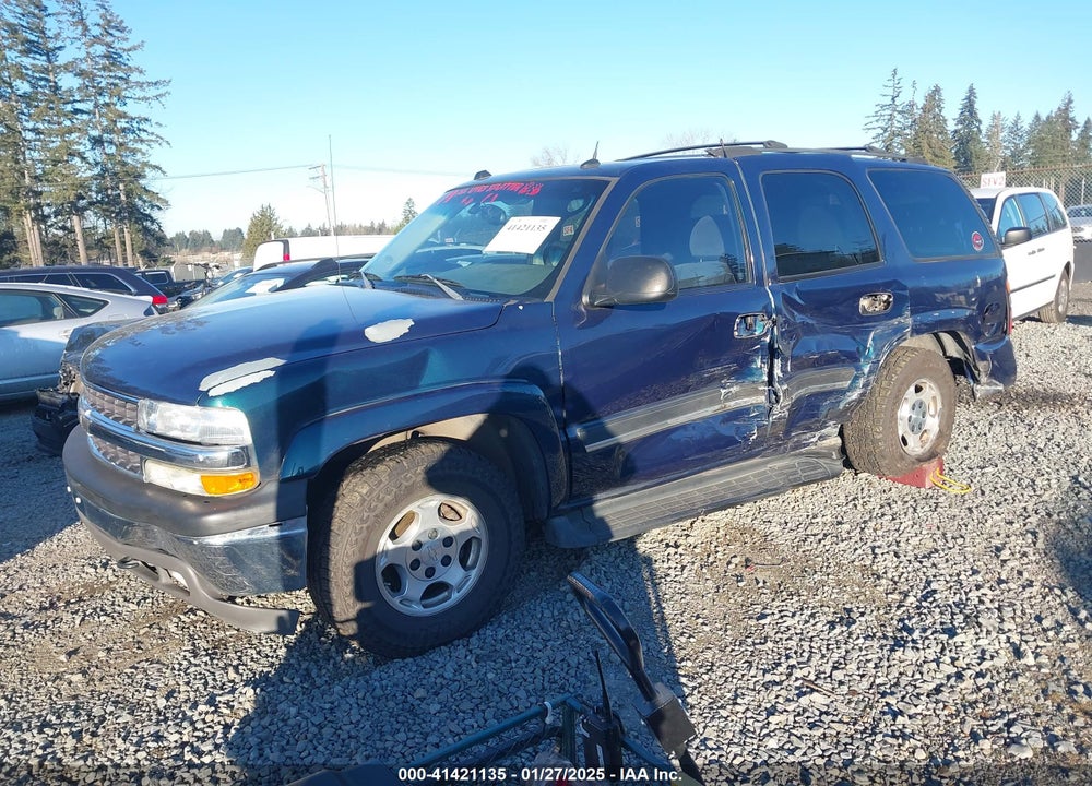 2005 CHEVROLET TAHOE LS VIN: 1GNEK13T15J196213