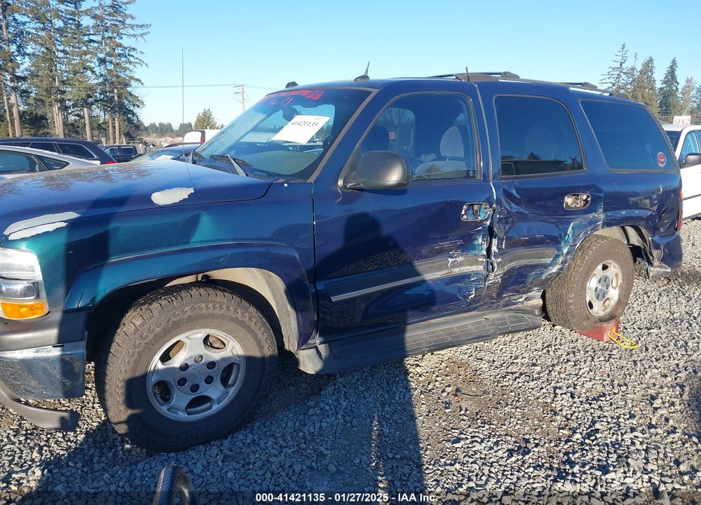 2005 CHEVROLET TAHOE LS VIN: 1GNEK13T15J196213
