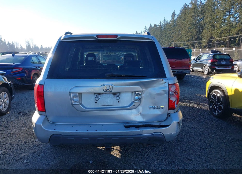 2005 HONDA PILOT EX-L VIN: 2HKYF18575H567193