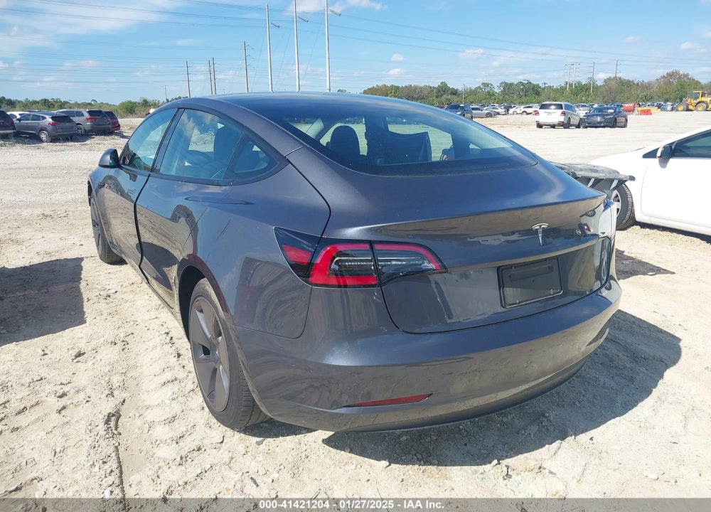 2023 TESLA MODEL 3 REAR-WHEEL DRIVE VIN: 5YJ3E1EA5PF567290