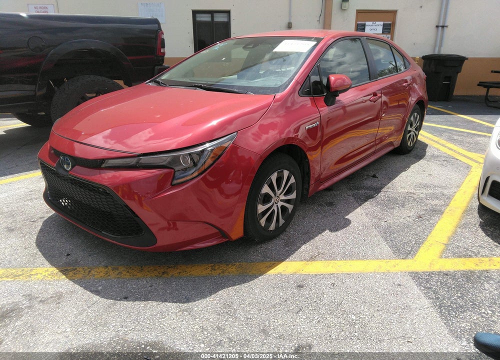 2021 TOYOTA COROLLA HYBRID LE VIN: JTDEAMDE5MJ012662