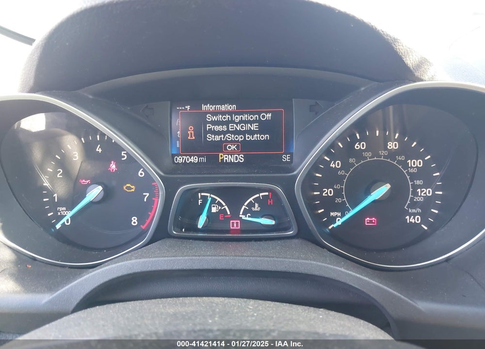 2017 FORD ESCAPE TITANIUM VIN: 1FMCU0J92HUE74630