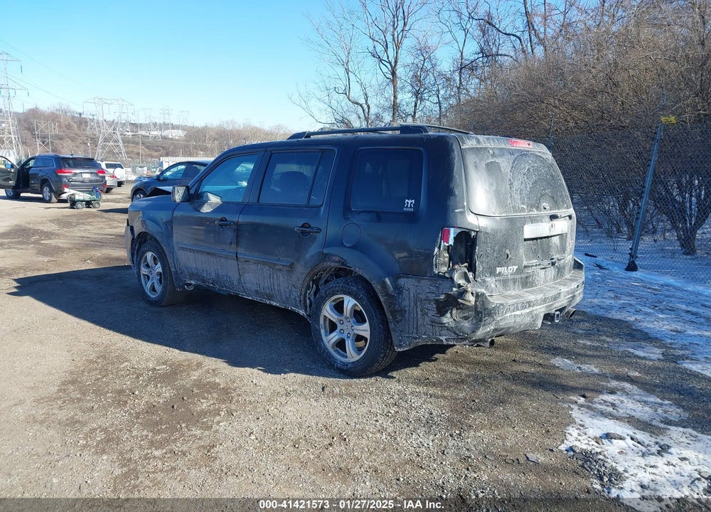 2015 HONDA PILOT EX-L VIN: 5FNYF4H53FB073348