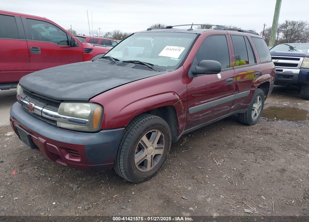 2005 CHEVROLET TRAILBLAZER LS VIN: 1GNDS13S752110660
