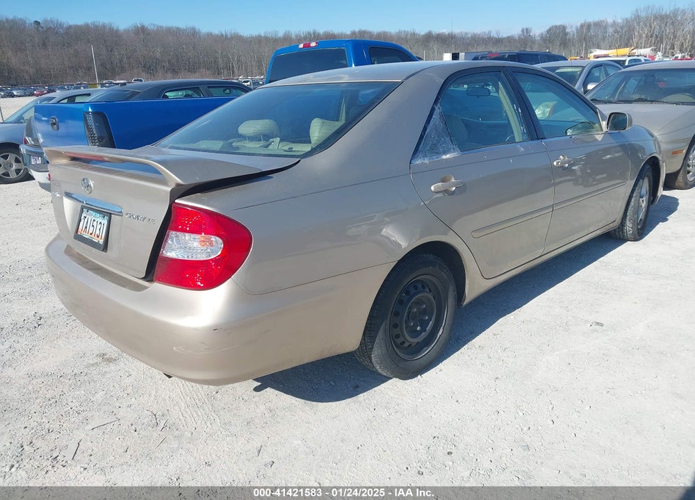 2002 TOYOTA CAMRY LE VIN: 4T1BE32K92U618449