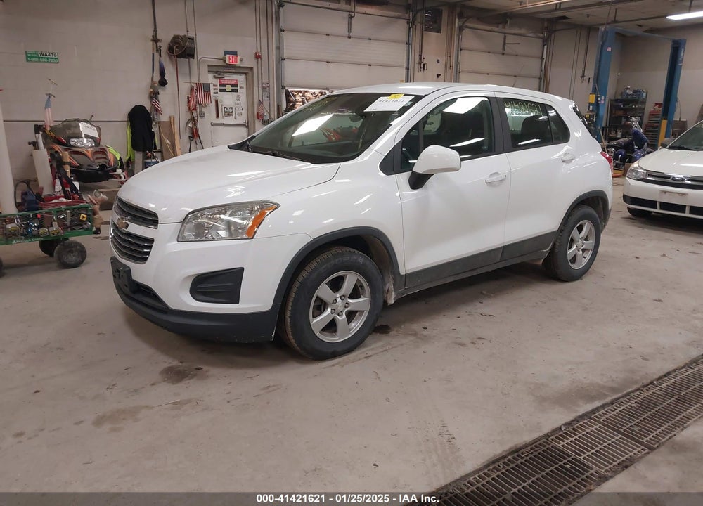 2016 CHEVROLET TRAX VIN: 3GNCJNSB2GL279607