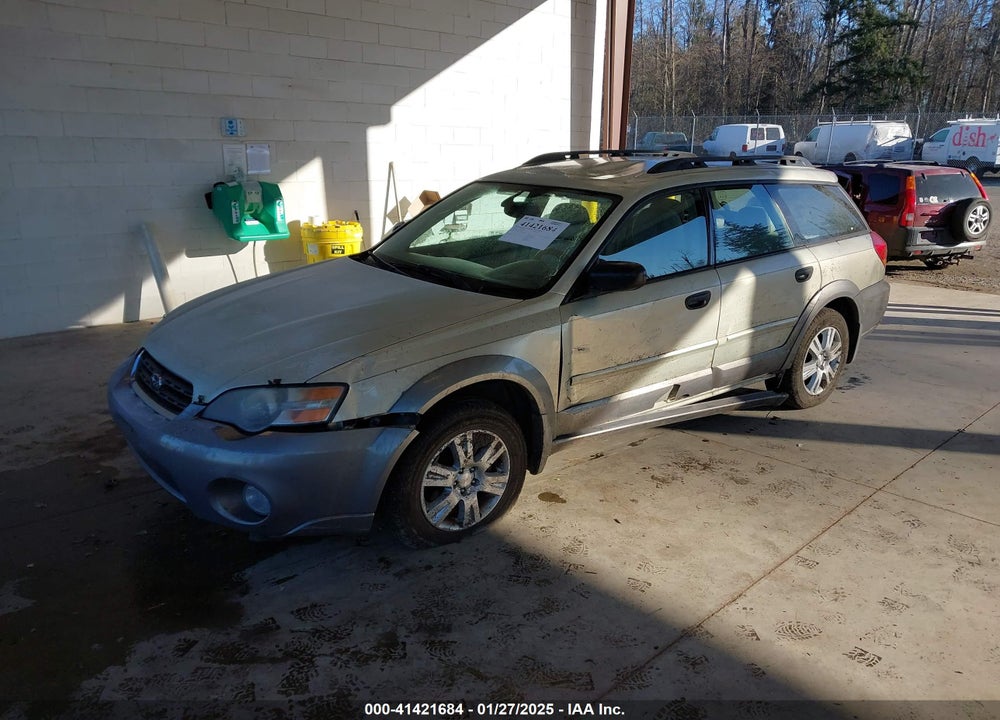 2005 SUBARU OUTBACK 2.5I VIN: 4S4BP61C357340382