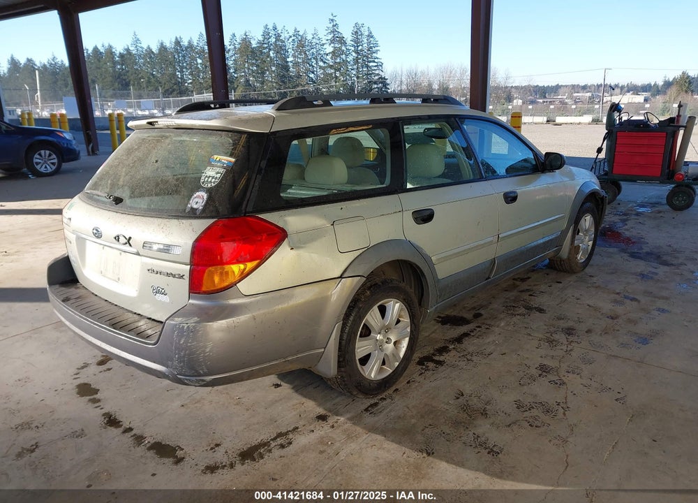 2005 SUBARU OUTBACK 2.5I VIN: 4S4BP61C357340382