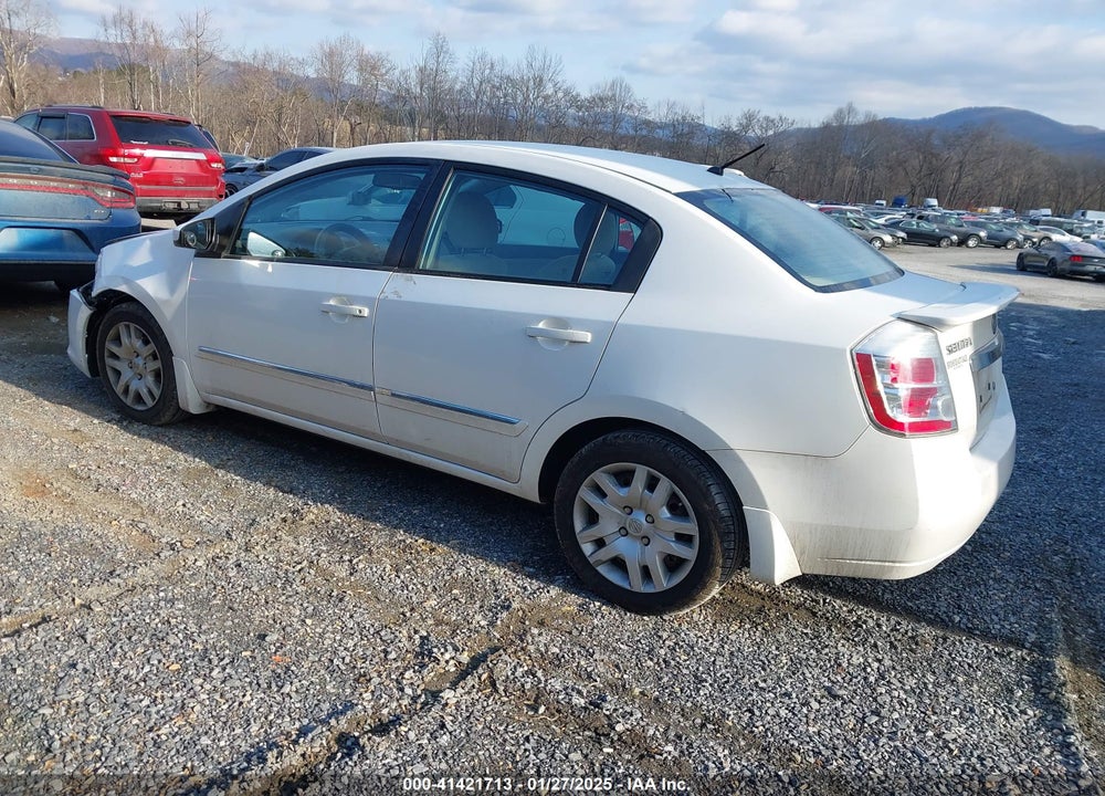 2012 NISSAN SENTRA 2.0 S VIN: 3N1AB6AP0CL762364