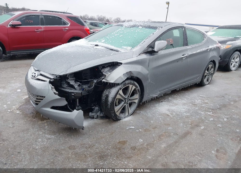 2015 HYUNDAI ELANTRA VIN: KMHDH4AH8FU382779