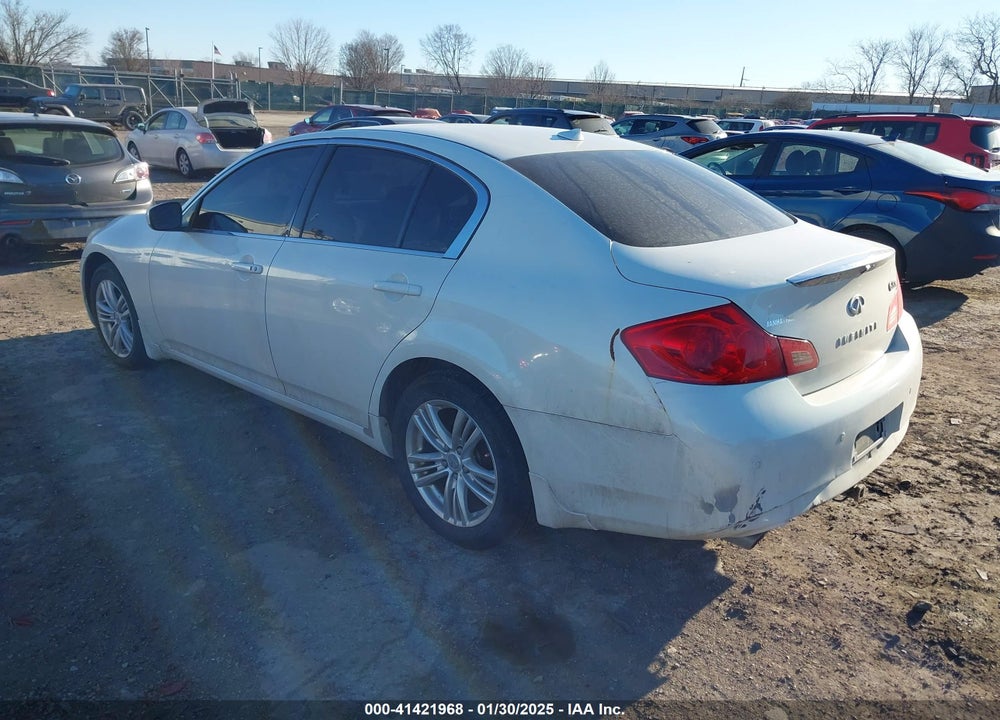 2011 INFINITI G37X VIN: JN1CV6AR3BM354446