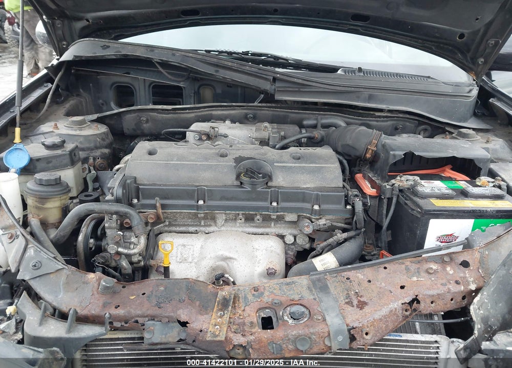 2010 KIA RIO LX VIN: KNADH4A3XA6634857