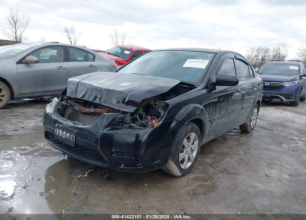 2010 KIA RIO LX VIN: KNADH4A3XA6634857