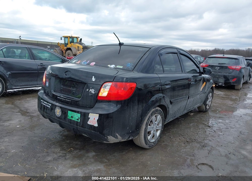 2010 KIA RIO LX VIN: KNADH4A3XA6634857