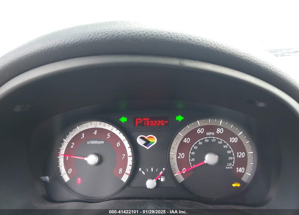 2010 KIA RIO LX VIN: KNADH4A3XA6634857