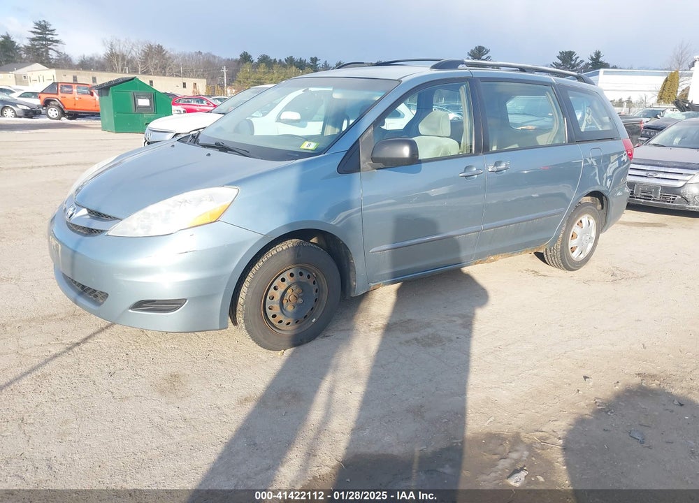 2008 TOYOTA SIENNA CE VIN: 5TDZK23C88S192327