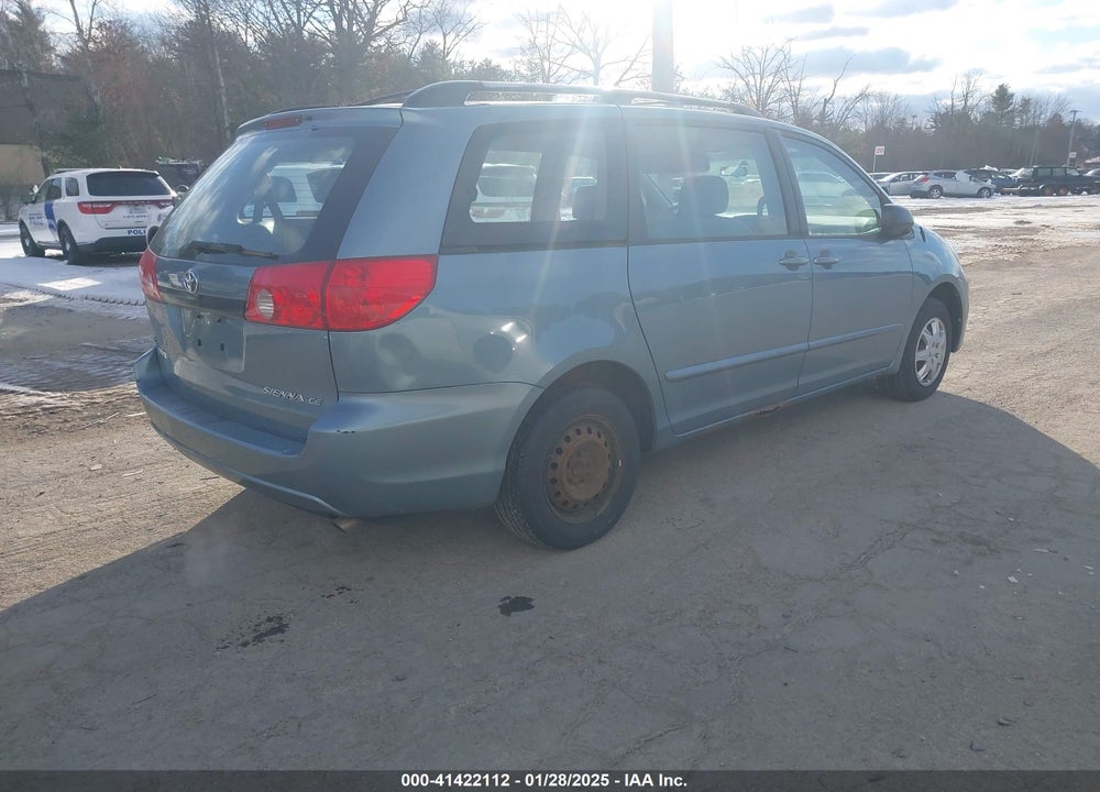2008 TOYOTA SIENNA CE VIN: 5TDZK23C88S192327