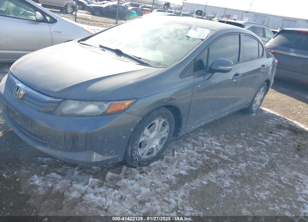 2012 HONDA CIVIC HYBRID VIN: JHMFB4F26CS004260