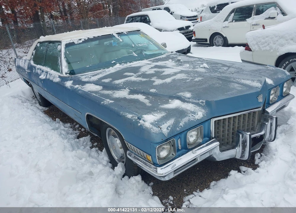 1971 CADILLAC DEVILLE VIN: 683491Q138552