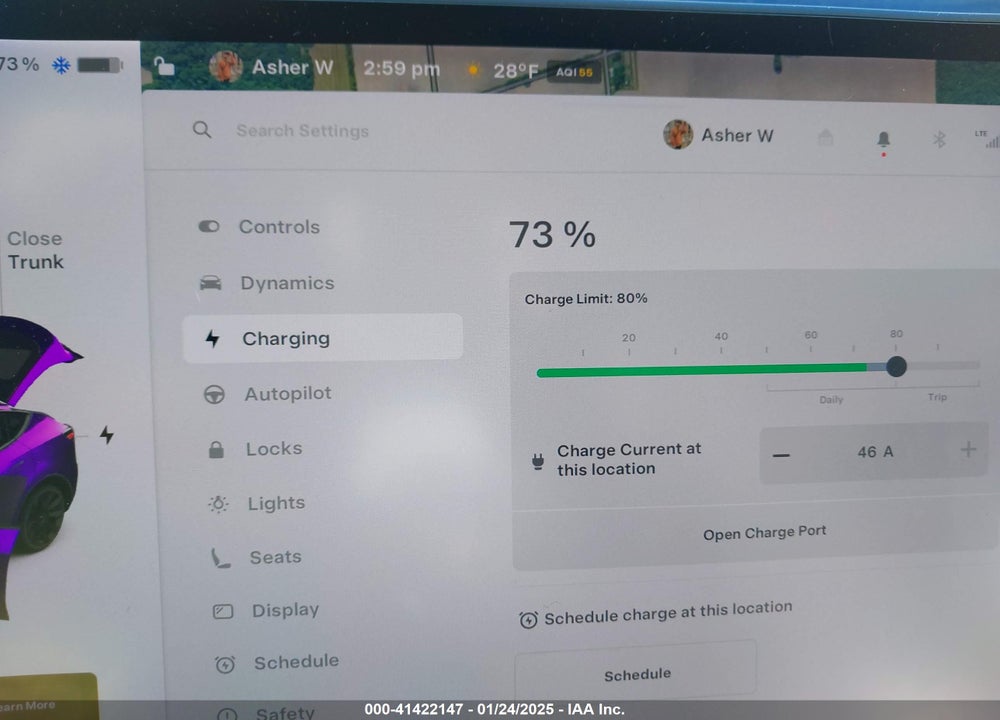 2020 TESLA MODEL Y LONG RANGE DUAL MOTOR ALL-WHEEL DRIVE VIN: 5YJYGDEE4LF023751