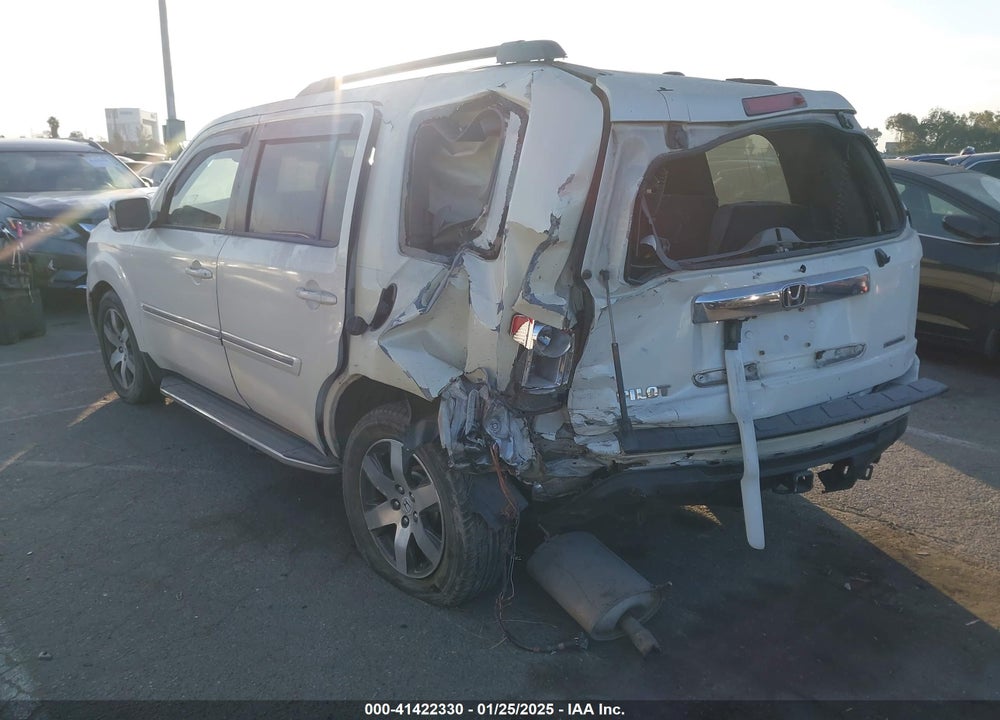 2013 HONDA PILOT TOURING VIN: 5FNYF3H92DB013488