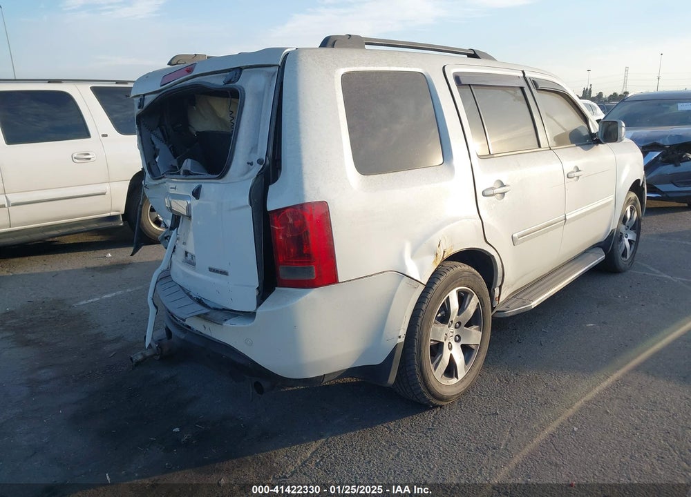 2013 HONDA PILOT TOURING VIN: 5FNYF3H92DB013488