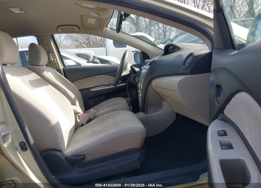 2008 TOYOTA YARIS VIN: JTDBT923081236505