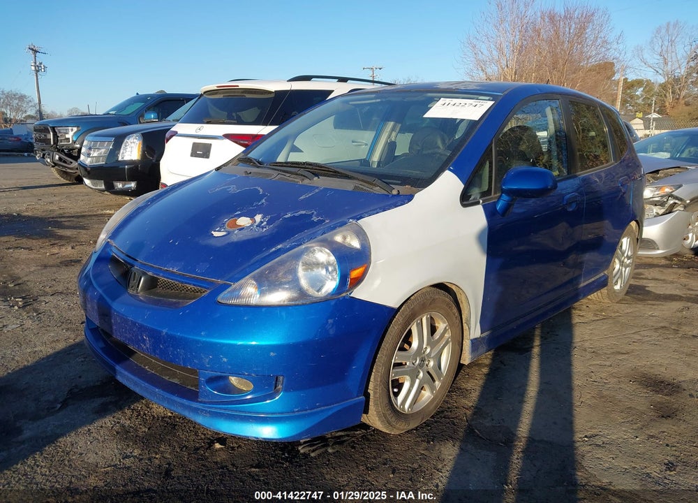 2008 HONDA FIT SPORT VIN: JHMGD38648S025849